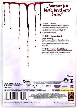 Dexter Sezon 6 Dysk 3 [DVD]