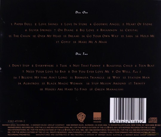 Fleetwood Mac: The Chain Selections From 25 Years [2CD]