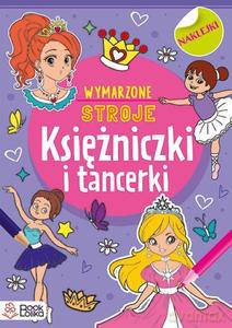 Księżniczki i tancerki Kolorowanki z naklejkami [KSIĄŻKA]