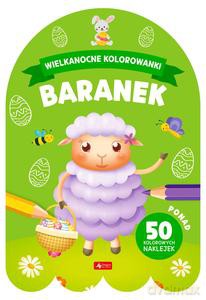 Wielkanocne kolorowanki. Baranek [KSIĄŻKA]