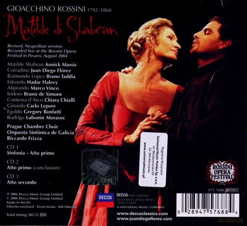 Diego Juan Florez: Rossini:Matilde Di Shabran [3CD]