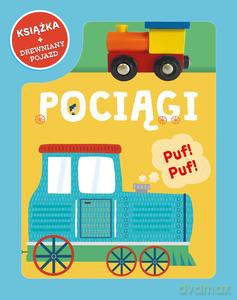 Pudełko z pojazdem. Pociągi [KSIĄŻKA]