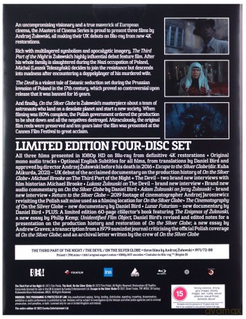Andrzej Żuławski: Trzecia część nocy / Diabeł / Na Srebrnym Globie [BOX] [3xBlu-Ray]