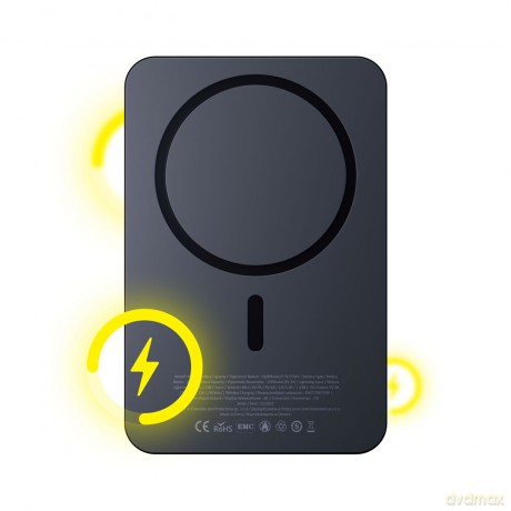 Powerbank 10000 mAh MagSafe QI USB-C Lightning - 3mk MagSynergy