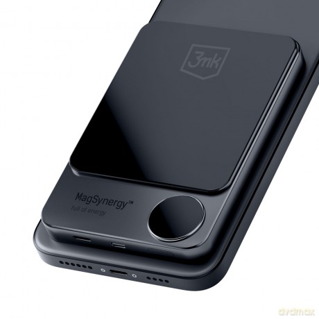 Powerbank 10000 mAh MagSafe QI USB-C Lightning - 3mk MagSynergy