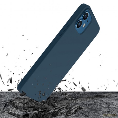 Apple iPhone 12 - 3mk Hardy Silicone MagCase Blue