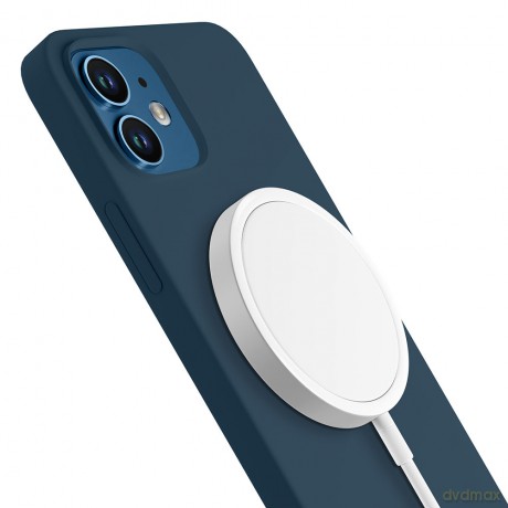 Apple iPhone 12 - 3mk Hardy Silicone MagCase Blue