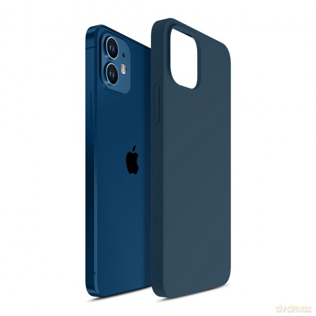 Apple iPhone 12 - 3mk Hardy Silicone MagCase Blue
