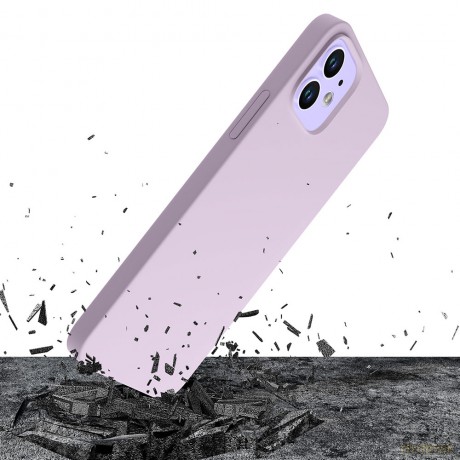 Apple iPhone 12 - 3mk Hardy Silicone MagCase Purple