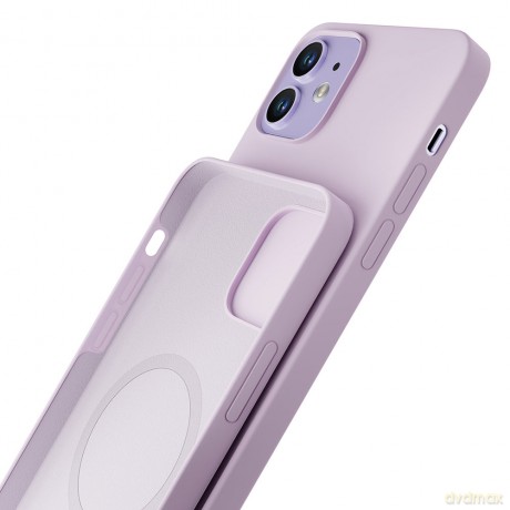 Apple iPhone 12 - 3mk Hardy Silicone MagCase Purple