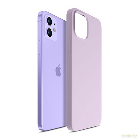 Apple iPhone 12 - 3mk Hardy Silicone MagCase Purple