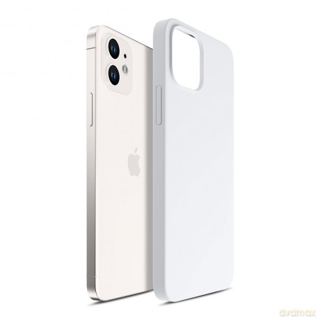 Apple iPhone 12 - 3mk Hardy Silicone MagCase White