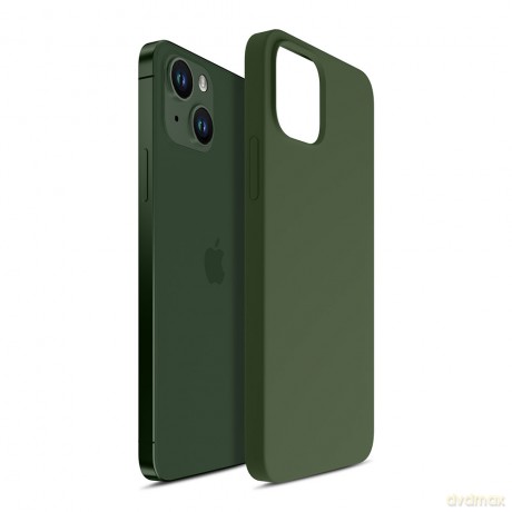 Apple iPhone 13 - 3mk Hardy Silicone MagCase Alphine Green