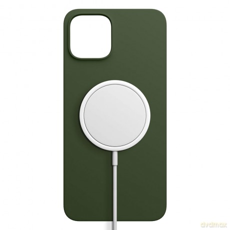 Apple iPhone 13 - 3mk Hardy Silicone MagCase Alphine Green
