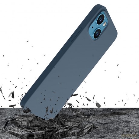 Apple iPhone 13 - 3mk Hardy Silicone MagCase Blue