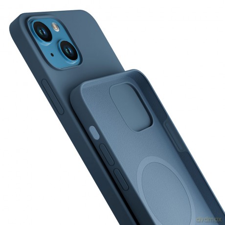Apple iPhone 13 - 3mk Hardy Silicone MagCase Blue