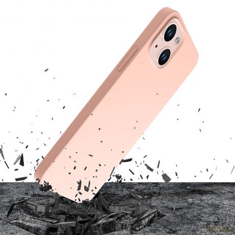 Apple iPhone 13 - 3mk Hardy Silicone MagCase Pink