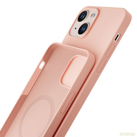 Apple iPhone 13 - 3mk Hardy Silicone MagCase Pink