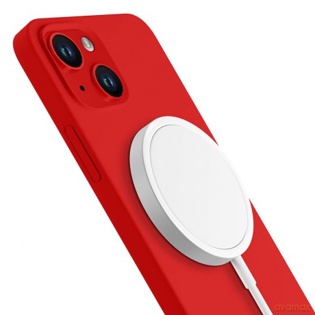 Apple iPhone 13 - 3mk Hardy Silicone MagCase Red