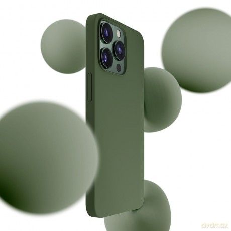 Apple iPhone 13 Pro - 3mk Hardy Silicone MagCase Alphine Green