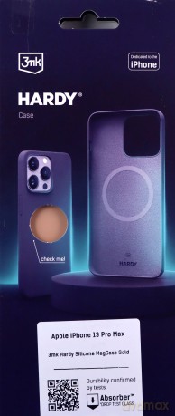 Apple iPhone 13 Pro Max - 3mk Hardy Silicone MagCase Gold