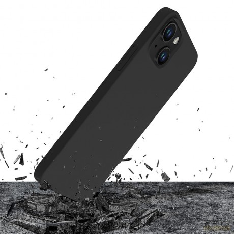 Apple iPhone 14 - 3mk Hardy Silicone MagCase Graphite