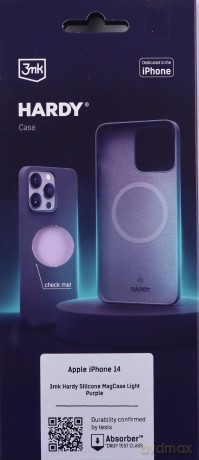 Apple iPhone 14 - 3mk Hardy Silicone MagCase Light Purple