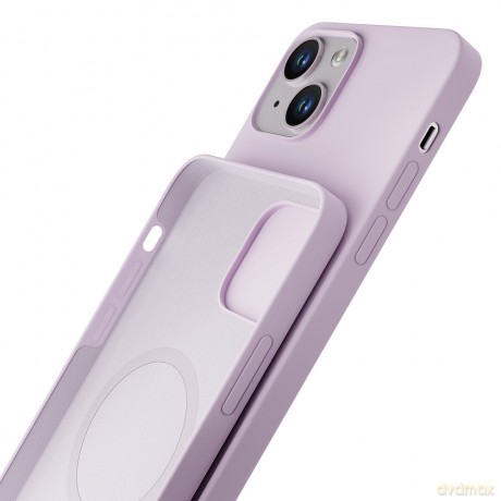 Apple iPhone 14 - 3mk Hardy Silicone MagCase Light Purple