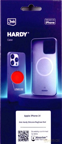 Apple iPhone 14 - 3mk Hardy Silicone MagCase Red