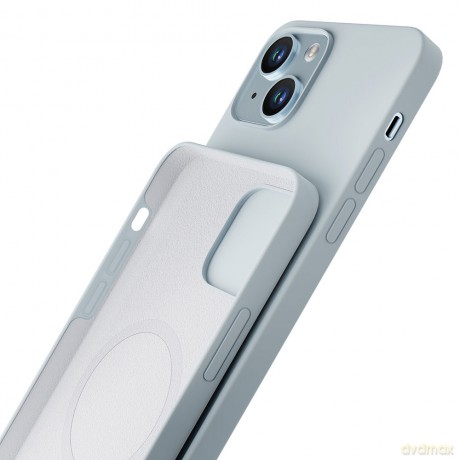 Apple iPhone 14 - 3mk Hardy Silicone MagCase Sierra Blue