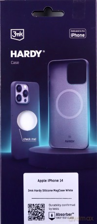 Apple iPhone 14 - 3mk Hardy Silicone MagCase White