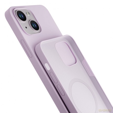 Apple iPhone 14 Plus - 3mk Hardy Silicone MagCase Light Purple