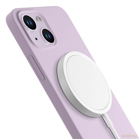 Apple iPhone 14 Plus - 3mk Hardy Silicone MagCase Light Purple
