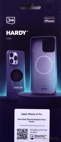 Apple iPhone 14 Pro - 3mk Hardy Silicone MagCase Deep Purple