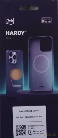 Apple iPhone 14 Pro - 3mk Hardy Silicone MagCase Gold