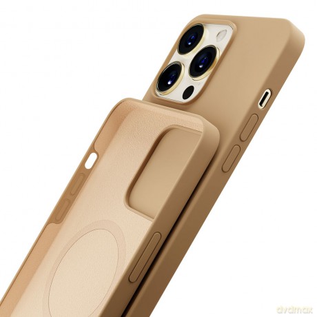 Apple iPhone 14 Pro - 3mk Hardy Silicone MagCase Gold