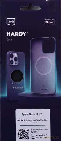 Apple iPhone 14 Pro - 3mk Hardy Silicone MagCase Graphite