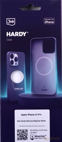 Apple iPhone 14 Pro - 3mk Hardy Silicone MagCase White