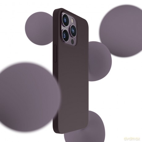 Apple iPhone 14 Pro Max - 3mk Hardy Silicone MagCase Deep Purple