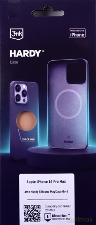 Apple iPhone 14 Pro Max - 3mk Hardy Silicone MagCase Gold
