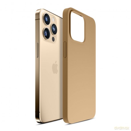Apple iPhone 14 Pro Max - 3mk Hardy Silicone MagCase Gold