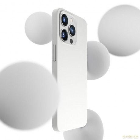 Apple iPhone 14 Pro Max - 3mk Hardy Silicone MagCase White