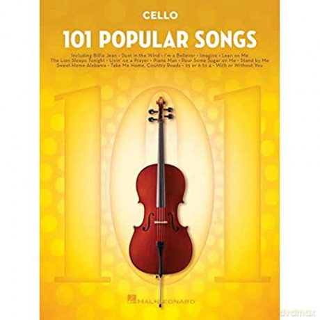 101 Popular Songs - Cello: For Cello [KSIĄŻKA]