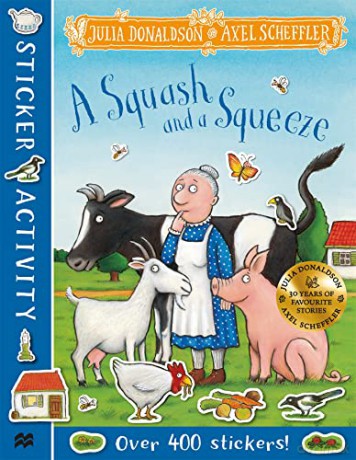 A Squash and a Squeeze Sticker Book - Julia Donaldson [KSIĄŻKA]