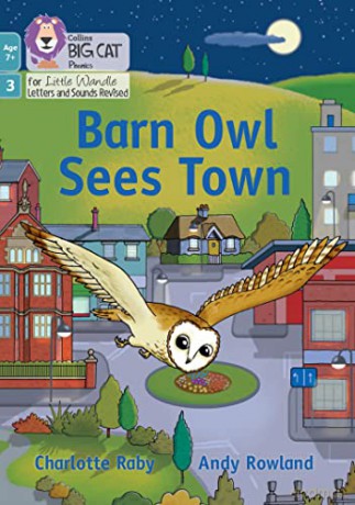 Barn Owl Sees Town: Phase 3 Set 1 Blending practice - Charlotte Raby [KSIĄŻKA]
