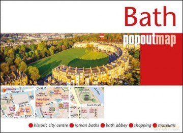 Bath PopOut Map - PopOut Maps [KSIĄŻKA]