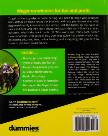 Betting on Horse Racing For Dummies - Richard Eng [KSIĄŻKA]