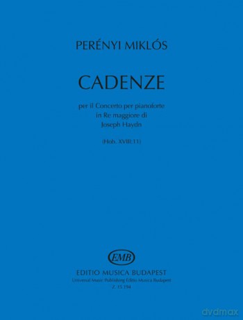 Cadenze per il Concerto per pianoforte in Re maggiore di Joseph Haydn - Perényi Miklós [KSIĄŻKA]