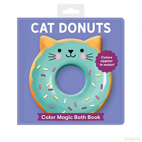 Cat Donuts Color Magic Bath Book - Mudpuppy [KSIĄŻKA]