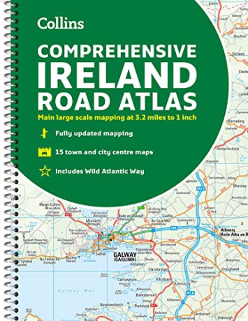 Comprehensive Road Atlas Ireland - Collins Maps [KSIĄŻKA]